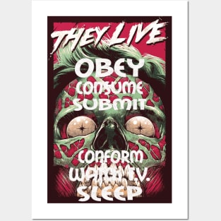 they live obey Posters and Art